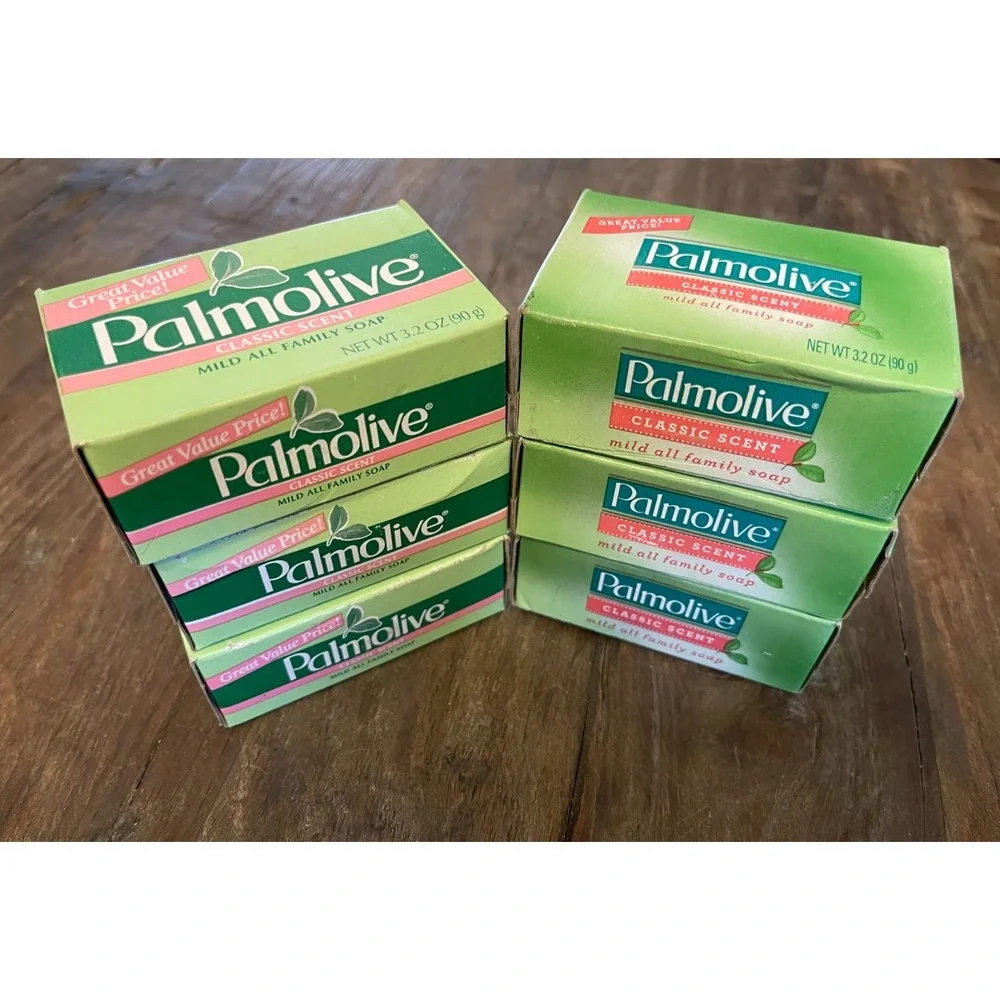 Palmolive Mild Soap Classic Scent - Six (6) 3.2 Oz Bars‎ - New & Sealed Boxes
